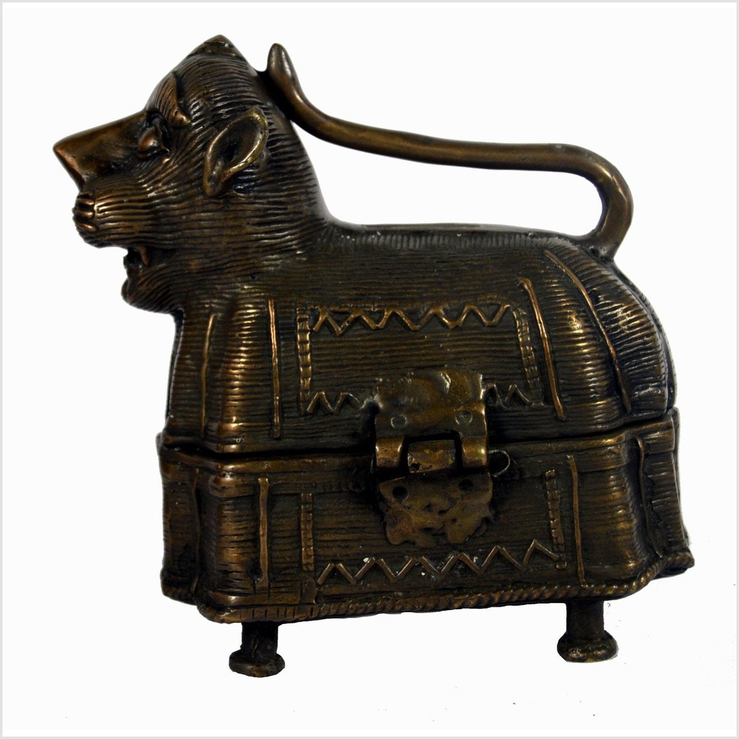 Orissa Animal Treasure Box-3. Asian & Chinese Furniture, Art, Antiques, Vintage Home Décor for sale at FEA Home