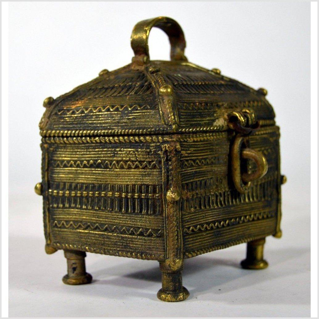 Orissa Miniature Treasure Box-3. Asian & Chinese Furniture, Art, Antiques, Vintage Home Décor for sale at FEA Home