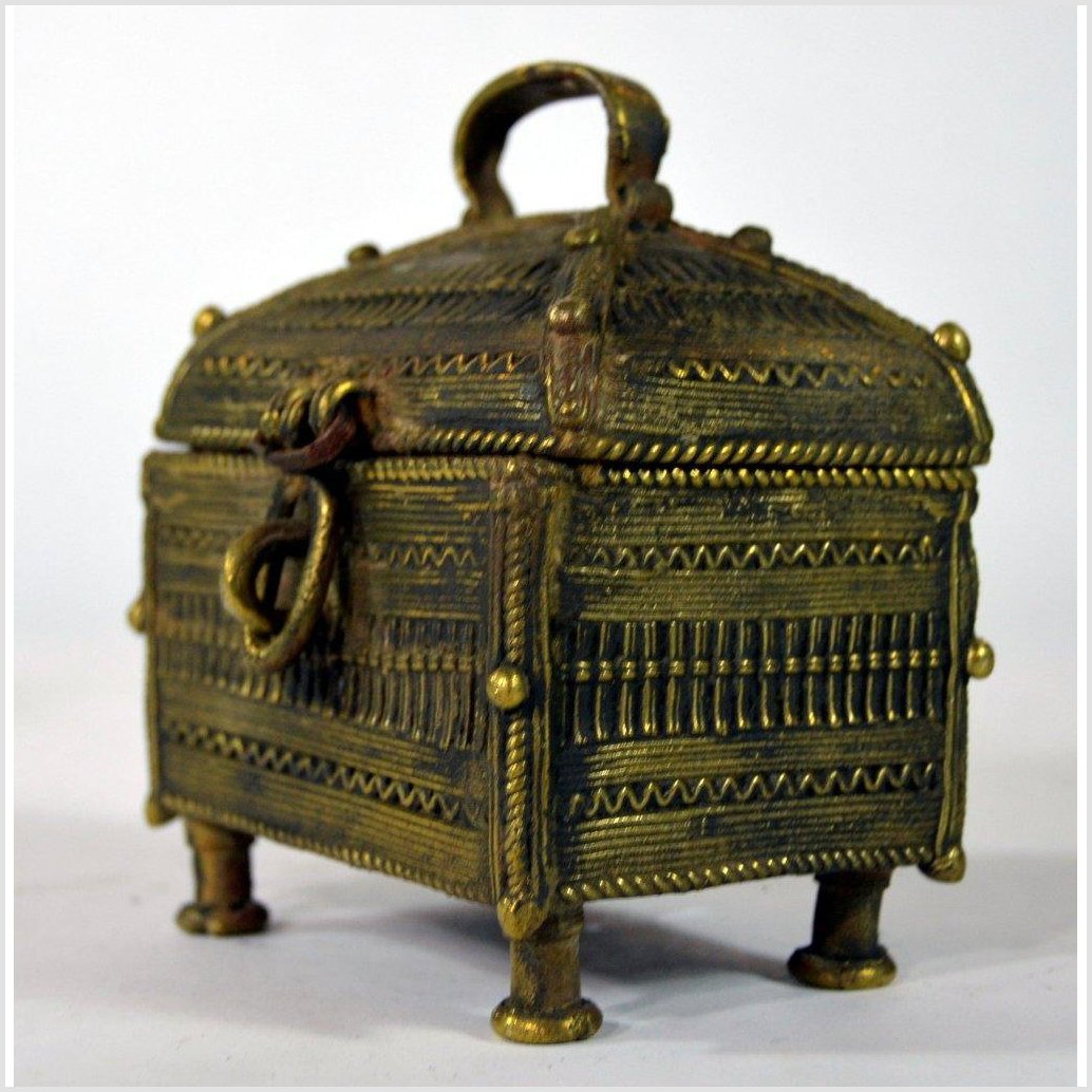 Orissa Miniature Treasure Box-4. Asian & Chinese Furniture, Art, Antiques, Vintage Home Décor for sale at FEA Home