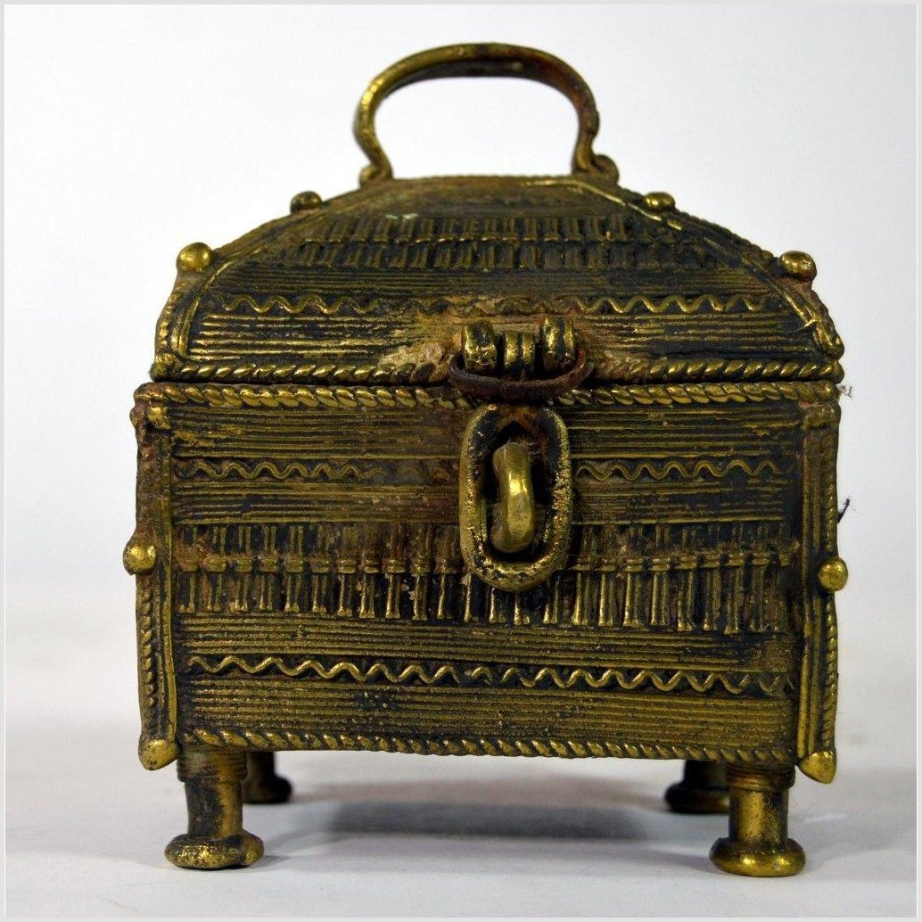 Orissa Miniature Treasure Box-5. Asian & Chinese Furniture, Art, Antiques, Vintage Home Décor for sale at FEA Home