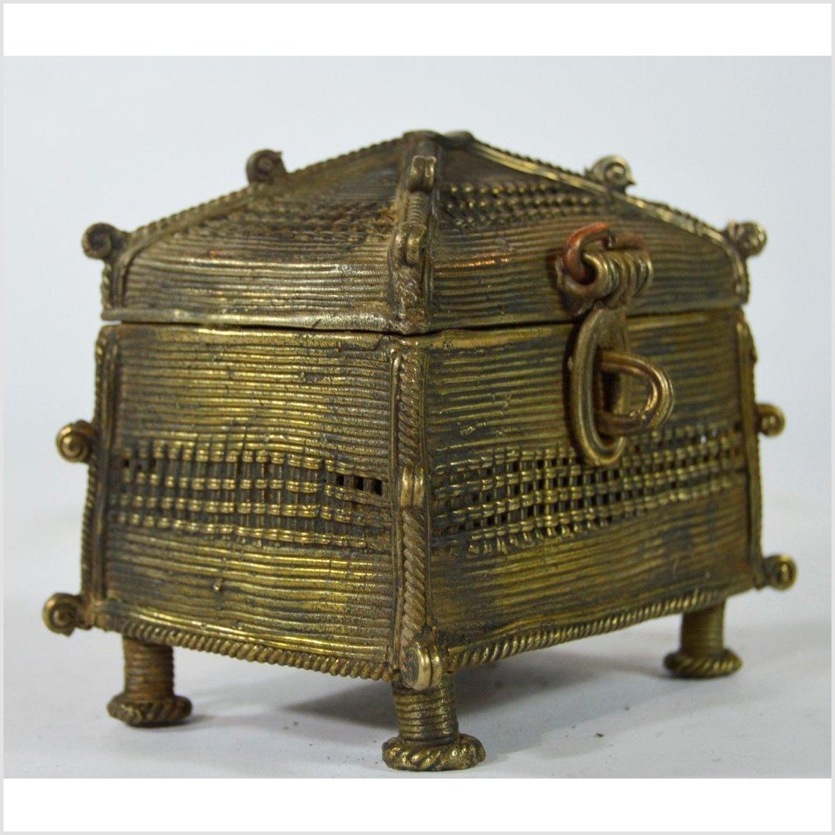 Orissa Miniature Treasure Box-3. Asian & Chinese Furniture, Art, Antiques, Vintage Home Décor for sale at FEA Home