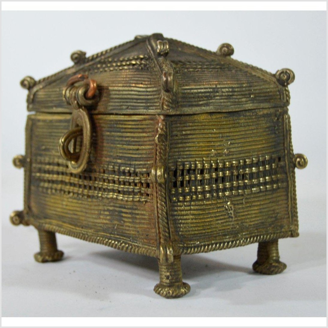 Orissa Miniature Treasure Box-4. Asian & Chinese Furniture, Art, Antiques, Vintage Home Décor for sale at FEA Home