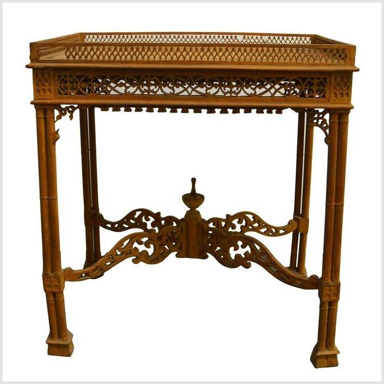 Ornate Hand Carved Table-6. Asian & Chinese Furniture, Art, Antiques, Vintage Home Décor for sale at FEA Home