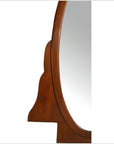 Wooden Oval Ornate Mirror-2. Asian & Chinese Furniture, Art, Antiques, Vintage Home Décor for sale at FEA Home