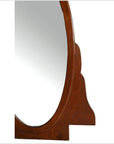 Wooden Oval Ornate Mirror-3. Asian & Chinese Furniture, Art, Antiques, Vintage Home Décor for sale at FEA Home
