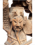 Pair of 18th Century Chinese Hand-Carved Temple Corbels with Characters-6. Asian & Chinese Furniture, Art, Antiques, Vintage Home Décor for sale at FEA Home