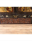 Pair of Antique Chinese Display Cabinets with Hand Painted Chinoiserie Motifs-11. Asian & Chinese Furniture, Art, Antiques, Vintage Home Décor for sale at FEA Home