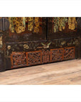 Pair of Antique Chinese Display Cabinets with Hand Painted Chinoiserie Motifs-12. Asian & Chinese Furniture, Art, Antiques, Vintage Home Décor for sale at FEA Home