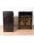 Pair of Antique Chinese Display Cabinets with Hand Painted Chinoiserie Motifs-16. Asian & Chinese Furniture, Art, Antiques, Vintage Home Décor for sale at FEA Home