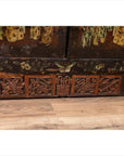 Pair of Antique Chinese Display Cabinets with Hand Painted Chinoiserie Motifs-19. Asian & Chinese Furniture, Art, Antiques, Vintage Home Décor for sale at FEA Home