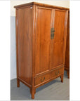 Pair of Antique Natural Finish Cabinets-2. Asian & Chinese Furniture, Art, Antiques, Vintage Home Décor for sale at FEA Home