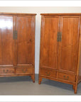 Pair of Antique Natural Finish Cabinets-5. Asian & Chinese Furniture, Art, Antiques, Vintage Home Décor for sale at FEA Home