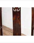 Pair of Chinese 1880s Official's Hat Chairs with Pierced Splats and Curving Arms-17. Asian & Chinese Furniture, Art, Antiques, Vintage Home Décor for sale at FEA Home