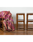 Pair of Chinese Late Qing Dynasty Tiered Lamp Tables with Carved Aprons-15. Asian & Chinese Furniture, Art, Antiques, Vintage Home Décor for sale at FEA Home