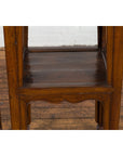Pair of Chinese Late Qing Dynasty Tiered Lamp Tables with Carved Aprons-16. Asian & Chinese Furniture, Art, Antiques, Vintage Home Décor for sale at FEA Home