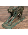 Pair of Contemporary Thai Cast Bronze Mythological Guardian Animal Sculptures-15. Asian & Chinese Furniture, Art, Antiques, Vintage Home Décor for sale at FEA Home