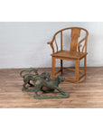 Pair of Contemporary Thai Cast Bronze Mythological Guardian Animal Sculptures-20. Asian & Chinese Furniture, Art, Antiques, Vintage Home Décor for sale at FEA Home