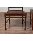 Pair of Mid-century Wooden Vintage Indonesian Side Chairs with Pierced Splats-10. Asian & Chinese Furniture, Art, Antiques, Vintage Home Décor for sale at FEA Home