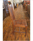 Pair of Teak Armless Chairs-1. Asian & Chinese Furniture, Art, Antiques, Vintage Home Décor for sale at FEA Home