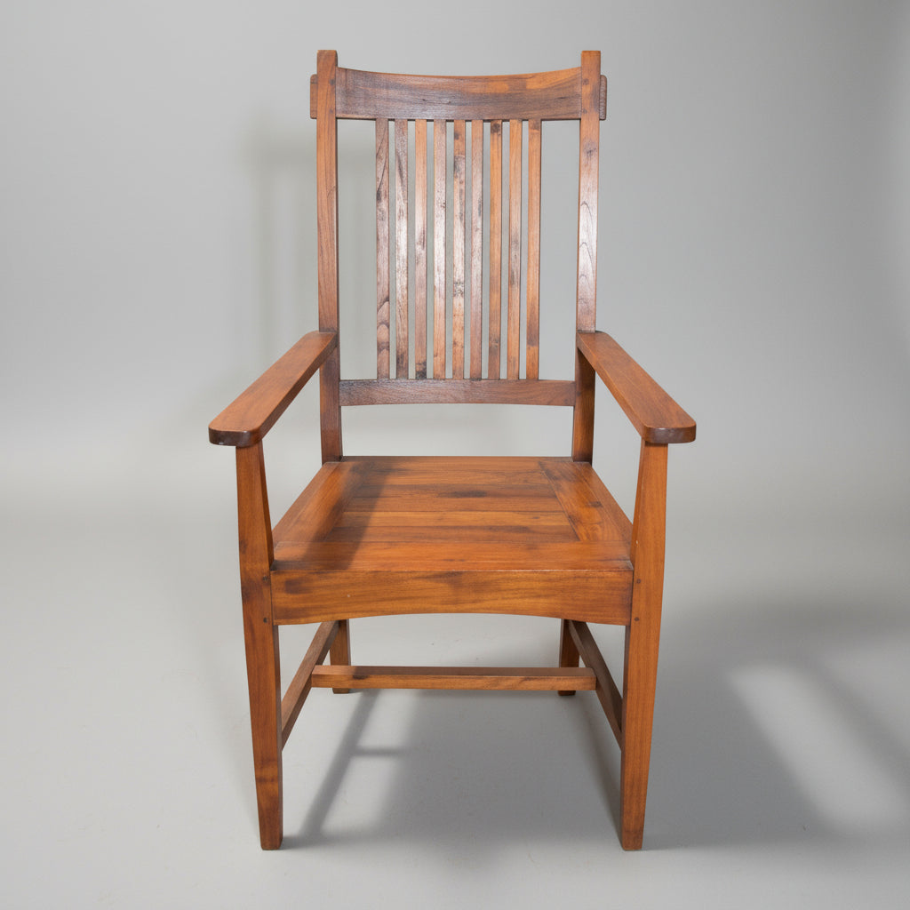 Pair of Dutch Colonial Teak Chairs FEA Home - Main Image