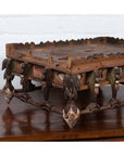 Petite Japanese Edo Period Folk Art Altar Table with Carved and Painted Motifs-13. Asian & Chinese Furniture, Art, Antiques, Vintage Home Décor for sale at FEA Home