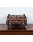 Petite Japanese Edo Period Folk Art Altar Table with Carved and Painted Motifs-15. Asian & Chinese Furniture, Art, Antiques, Vintage Home Décor for sale at FEA Home