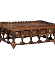 Petite Japanese Edo Period Folk Art Altar Table with Carved and Painted Motifs-1. Asian & Chinese Furniture, Art, Antiques, Vintage Home Décor for sale at FEA Home