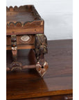 Petite Japanese Edo Period Folk Art Altar Table with Carved and Painted Motifs-5. Asian & Chinese Furniture, Art, Antiques, Vintage Home Décor for sale at FEA Home