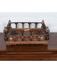 Petite Japanese Edo Period Folk Art Altar Table with Carved and Painted Motifs-7. Asian & Chinese Furniture, Art, Antiques, Vintage Home Décor for sale at FEA Home