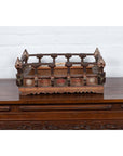 Petite Japanese Edo Period Folk Art Altar Table with Carved and Painted Motifs-8. Asian & Chinese Furniture, Art, Antiques, Vintage Home Décor for sale at FEA Home