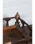 Petite Japanese Edo Period Folk Art Altar Table with Carved and Painted Motifs-10. Asian & Chinese Furniture, Art, Antiques, Vintage Home Décor for sale at FEA Home
