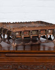 Petite Japanese Edo Period Folk Art Altar Table with Carved and Painted Motifs-2. Asian & Chinese Furniture, Art, Antiques, Vintage Home Décor for sale at FEA Home
