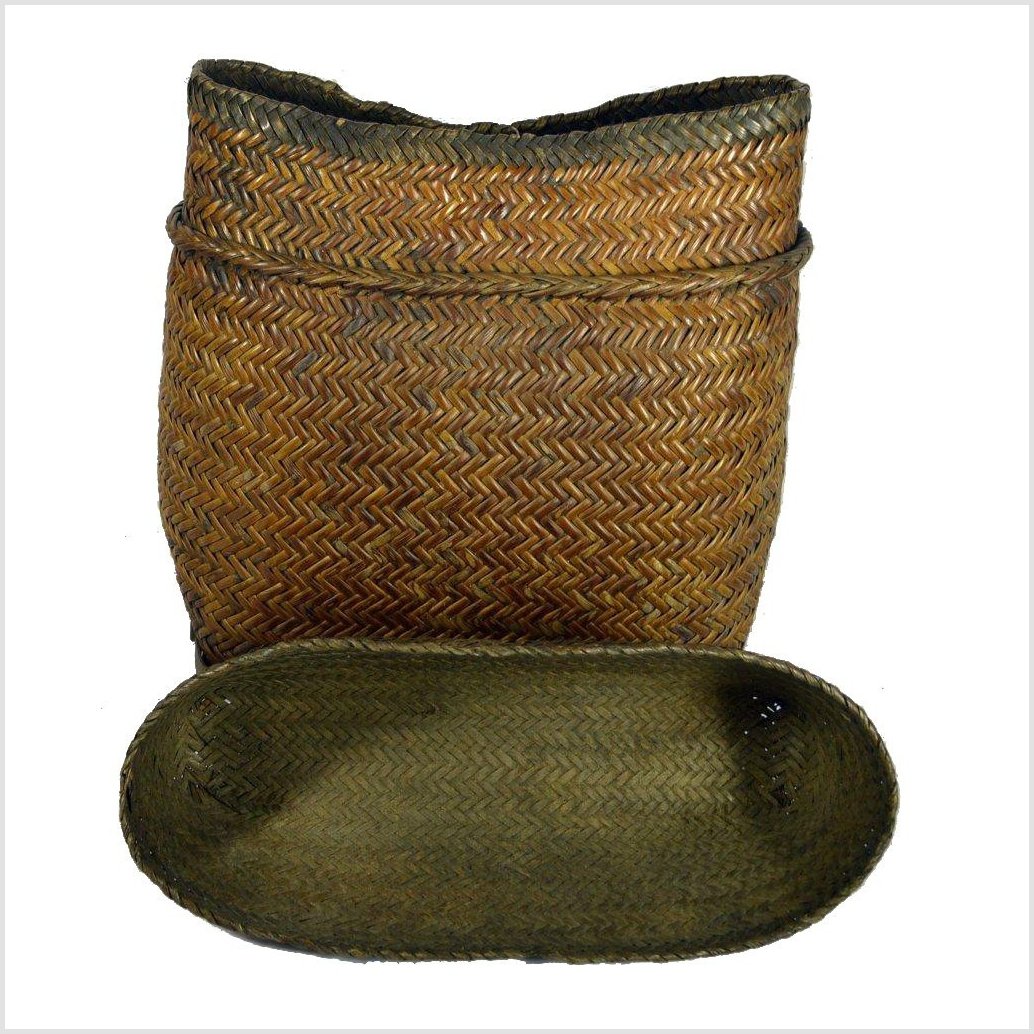 Philippines Farmers Basket-5. Asian & Chinese Furniture, Art, Antiques, Vintage Home Décor for sale at FEA Home