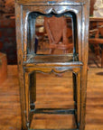Plant Pedestal/Table with Shelf-1. Asian & Chinese Furniture, Art, Antiques, Vintage Home Décor for sale at FEA Home