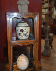 Plant Pedestal/Table with Shelf-2. Asian & Chinese Furniture, Art, Antiques, Vintage Home Décor for sale at FEA Home