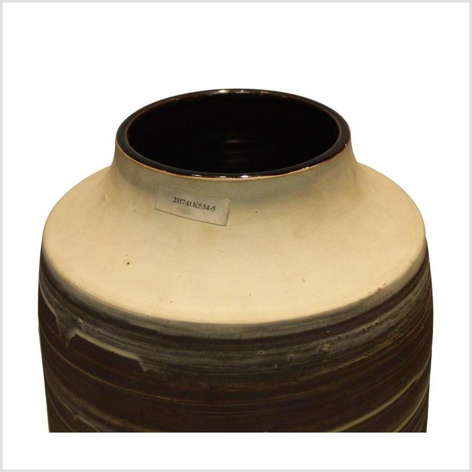 Prem Artisan Ceramic Vase-4. Asian & Chinese Furniture, Art, Antiques, Vintage Home Décor for sale at FEA Home
