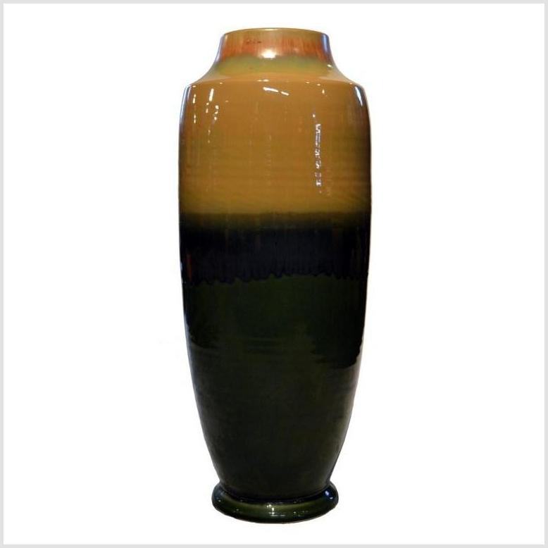 Prem Artisan Ceramic Vase-3. Asian & Chinese Furniture, Art, Antiques, Vintage Home Décor for sale at FEA Home