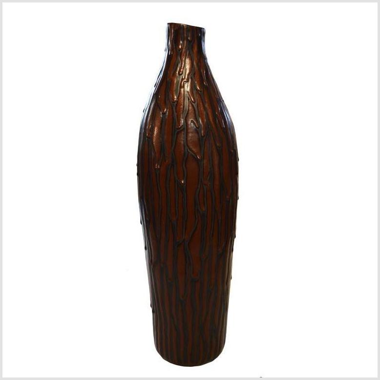 Prem Artisan Ceramic Vase-4. Asian & Chinese Furniture, Art, Antiques, Vintage Home Décor for sale at FEA Home