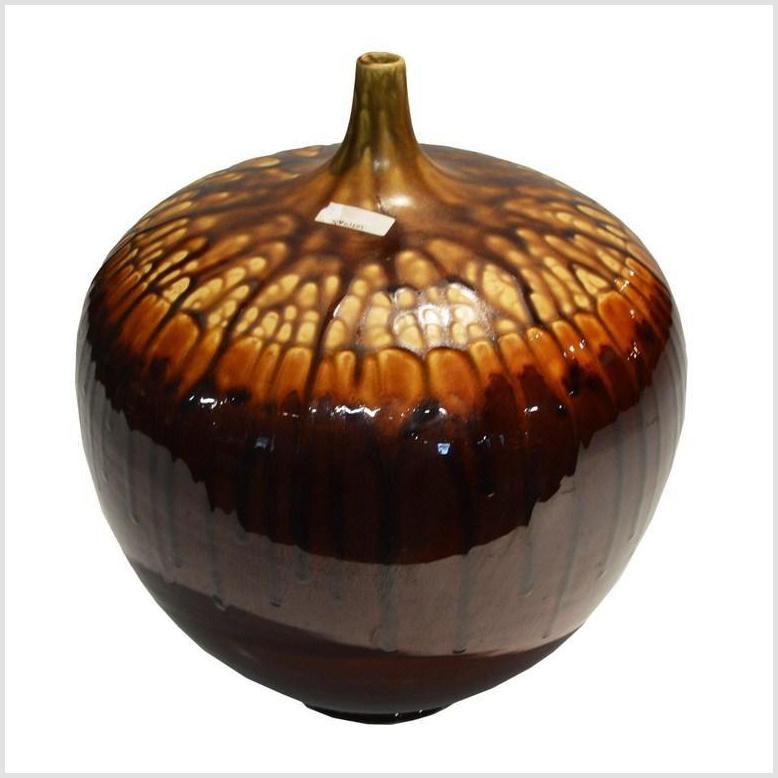 Prem Collection Artisan Ceramic Jar-4. Asian & Chinese Furniture, Art, Antiques, Vintage Home Décor for sale at FEA Home