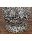 Prem Collection Artisan Made Black and White Vase with Dripping Décor-11. Asian & Chinese Furniture, Art, Antiques, Vintage Home Décor for sale at FEA Home