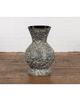 Prem Collection Artisan Made Black and White Vase with Dripping Décor-2. Asian & Chinese Furniture, Art, Antiques, Vintage Home Décor for sale at FEA Home