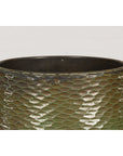 Prem Collection Handcrafted Green Planter with Textured Honeycomb Style-11. Asian & Chinese Furniture, Art, Antiques, Vintage Home Décor for sale at FEA Home