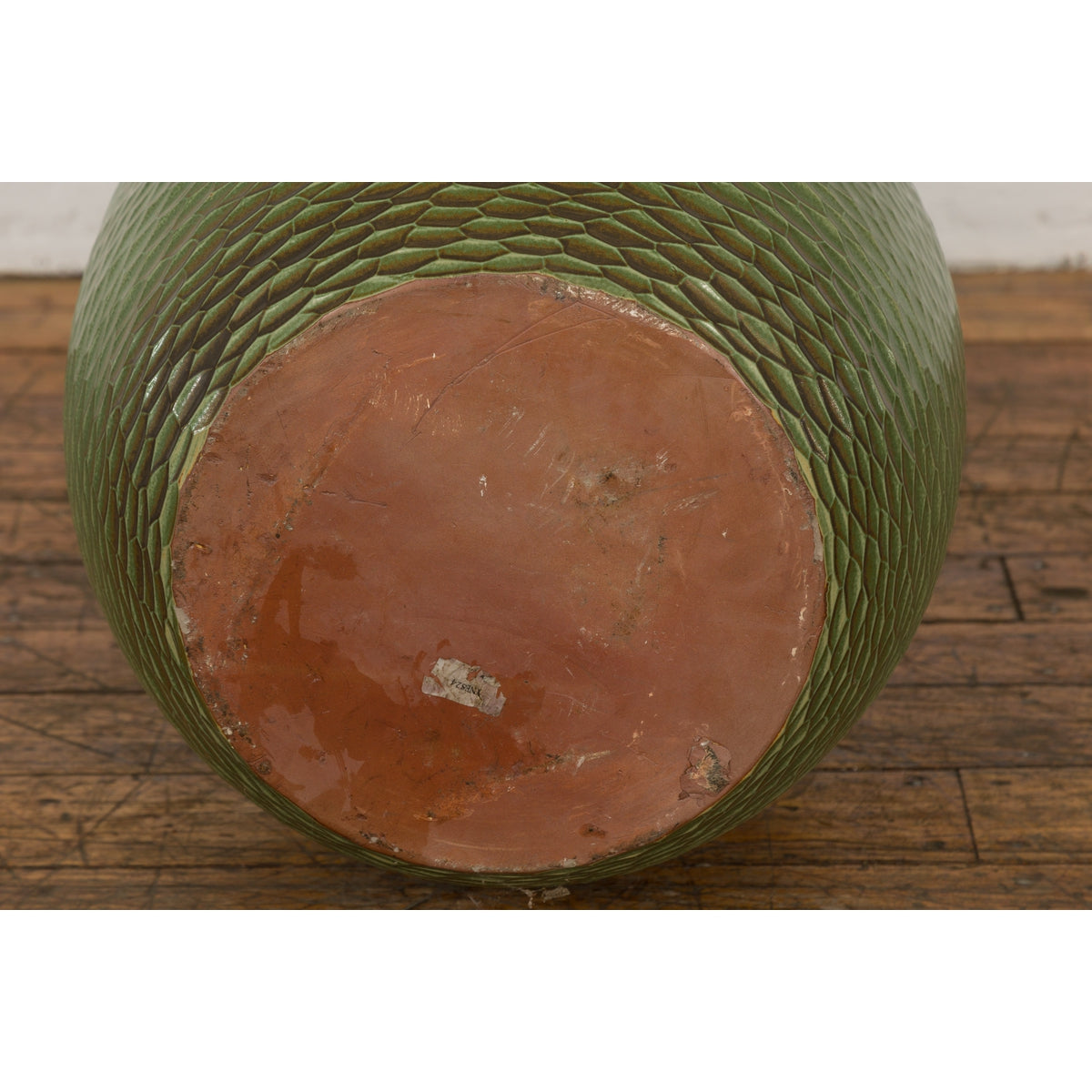 Prem Collection Handcrafted Green Planter with Textured Honeycomb Style-18. Asian & Chinese Furniture, Art, Antiques, Vintage Home Décor for sale at FEA Home