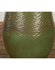 Prem Collection Handcrafted Green Planter with Textured Honeycomb Style-7. Asian & Chinese Furniture, Art, Antiques, Vintage Home Décor for sale at FEA Home