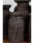 Primitive Nepalese Rustic Wooden Ghee Pots- Sold in Sets of Three, Five or Seven-14. Asian & Chinese Furniture, Art, Antiques, Vintage Home Décor for sale at FEA Home