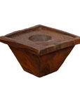Primitive Wood Indonesian Brown Mortar Planter from the Early 20th Century-1. Asian & Chinese Furniture, Art, Antiques, Vintage Home Décor for sale at FEA Home