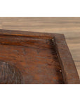 Primitive Wood Indonesian Brown Mortar Planter from the Early 20th Century-7. Asian & Chinese Furniture, Art, Antiques, Vintage Home Décor for sale at FEA Home