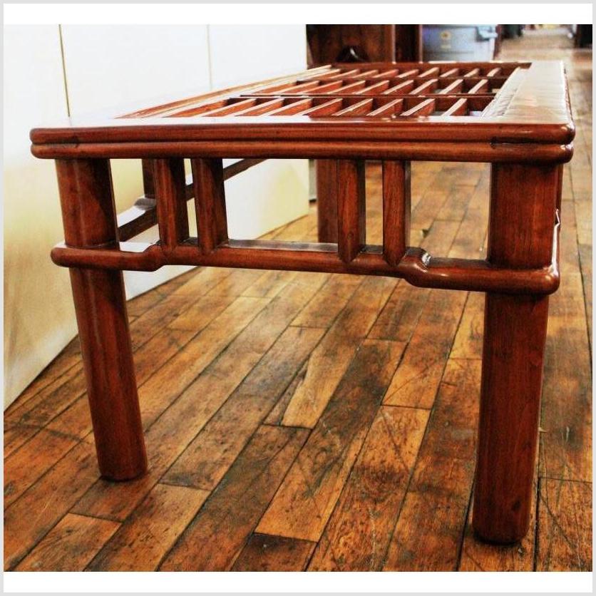 Rectangular Coffee Table with Open Grillwork-3. Asian & Chinese Furniture, Art, Antiques, Vintage Home Décor for sale at FEA Home