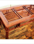 Rectangular Coffee Table with Open Grillwork-4. Asian & Chinese Furniture, Art, Antiques, Vintage Home Décor for sale at FEA Home