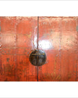 Red Chinoiserie Cabinet-3. Asian & Chinese Furniture, Art, Antiques, Vintage Home Décor for sale at FEA Home